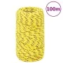 Cuerda de barco polipropileno amarillo 2 mm 100 m de vidaXL, Sogas y cuerdas metálicas - Ref: Foro24-152584, Precio: 12,02 €,...