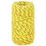 Cuerda de barco polipropileno amarillo 2 mm 100 m de vidaXL, Sogas y cuerdas metálicas - Ref: Foro24-152584, Precio: 12,21 €,...