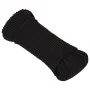 Cuerda de trabajo poliéster negro 3 mm 100 m de vidaXL, Sogas y cuerdas metálicas - Ref: Foro24-152799, Precio: 16,37 €, Desc...
