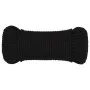 Cuerda de trabajo poliéster negro 3 mm 100 m de vidaXL, Sogas y cuerdas metálicas - Ref: Foro24-152799, Precio: 16,37 €, Desc...
