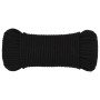 Cuerda de trabajo poliéster negro 3 mm 100 m de vidaXL, Sogas y cuerdas metálicas - Ref: Foro24-152799, Precio: 16,66 €, Desc...