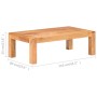 Mesa de centro madera maciza acacia acabado miel 110x60x35 cm en Mesas de centro | Comprar online en Foru.es