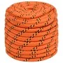Cuerda de barco polipropileno naranja 18 mm 100 m de vidaXL, Sogas y cuerdas metálicas - Ref: Foro24-152684, Precio: 103,46 €...