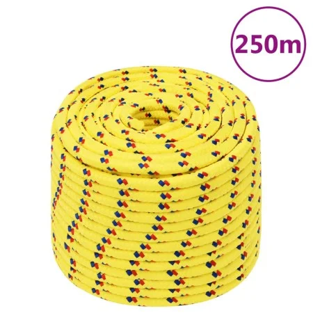 Cuerda de barco polipropileno amarillo 14 mm 250 m de vidaXL, Sogas y cuerdas metálicas - Ref: Foro24-152624, Precio: 160,28 ...