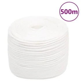 Cuerda de barco polipropileno blanco intenso 10 mm 500 m de vidaXL, Sogas y cuerdas metálicas - Ref: Foro24-152563, Precio: 1...