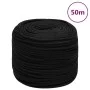 Black polyester work rope 10 mm 50 m by vidaXL, Ropes and metal cords - Ref: Foro24-152823, Price: 31,06 €, Discount: %