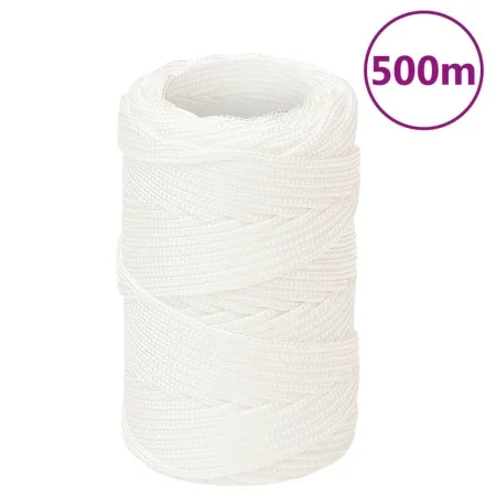 Cuerda de barco polipropileno blanco intenso 2 mm 500 m de vidaXL, Sogas y cuerdas metálicas - Ref: Foro24-152533, Precio: 24...