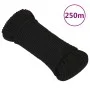 Black polyester work rope 4 mm 250 m by vidaXL, Ropes and metal cords - Ref: Foro24-152805, Price: 31,10 €, Discount: %