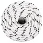 Cuerda para barco trenzada poliéster blanco 12 mmx100 m de vidaXL, Sogas y cuerdas metálicas - Ref: Foro24-152777, Precio: 60...