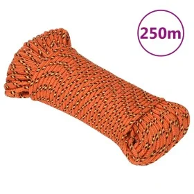 Cuerda de barco polipropileno naranja 5 mm 250 m de vidaXL, Sogas y cuerdas metálicas - Ref: Foro24-152653, Precio: 28,10 €, ...