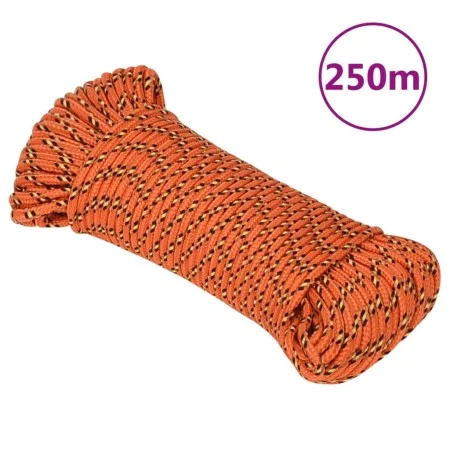 Cuerda de barco polipropileno naranja 5 mm 250 m de vidaXL, Sogas y cuerdas metálicas - Ref: Foro24-152653, Precio: 28,10 €, ...
