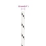 Cuerda de trabajo poliéster blanco 10 mm 100 m de vidaXL, Sogas y cuerdas metálicas - Ref: Foro24-152773, Precio: 49,57 €, De...