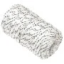 White polyester braided boat rope 2 mm x 100 m by vidaXL, Ropes and metal cords - Ref: Foro24-152743, Price: 12,27 €, Discoun...