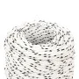 White polyester braided boat rope 2 mm x 100 m by vidaXL, Ropes and metal cords - Ref: Foro24-152743, Price: 12,27 €, Discoun...