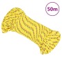 Cuerda de barco polipropileno amarillo 4 mm 50 m de vidaXL, Sogas y cuerdas metálicas - Ref: Foro24-152593, Precio: 9,95 €, D...