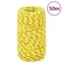Cuerda de barco polipropileno amarillo 2 mm 50 m de vidaXL, Sogas y cuerdas metálicas - Ref: Foro24-152583, Precio: 9,83 €, D...
