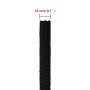 Cuerda de trabajo poliéster negro 18 mm 100 m de vidaXL, Sogas y cuerdas metálicas - Ref: Foro24-152839, Precio: 126,48 €, De...