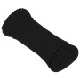 Cuerda de trabajo poliéster negro 5 mm 25 m de vidaXL, Sogas y cuerdas metálicas - Ref: Foro24-152807, Precio: 10,54 €, Descu...