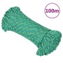 Cuerda de barco polipropileno verde 3 mm 100 m de vidaXL, Sogas y cuerdas metálicas - Ref: Foro24-152695, Precio: 14,92 €, De...