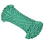 Cuerda de barco polipropileno verde 3 mm 100 m de vidaXL, Sogas y cuerdas metálicas - Ref: Foro24-152695, Precio: 14,92 €, De...