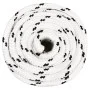 Cuerda de trabajo poliéster blanco 16 mm 100 m de vidaXL, Sogas y cuerdas metálicas - Ref: Foro24-152785, Precio: 104,08 €, D...