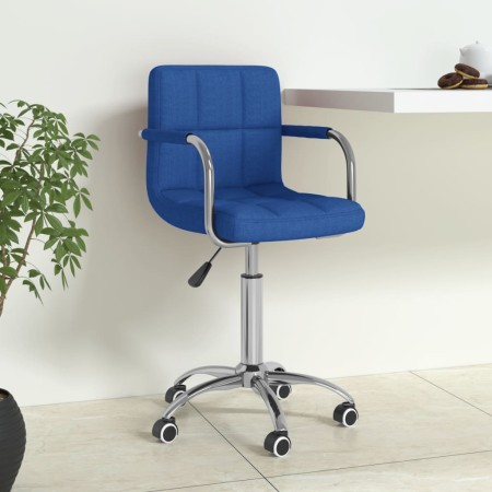 Silla de oficina giratoria de tela azul en Sillas de oficina | Comprar online en Foru.es
