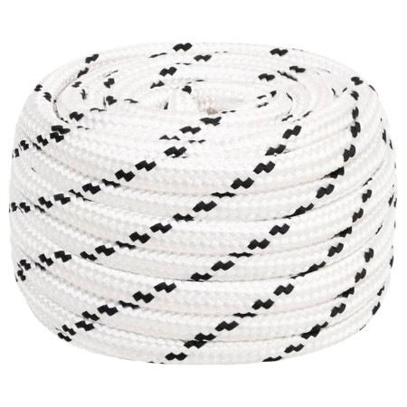 Cuerda para barco trenzada poliéster blanco 20 mmx50 m de vidaXL, Sogas y cuerdas metálicas - Ref: Foro24-152790, Precio: 92,...