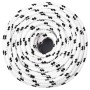 Cuerda para barco trenzada poliéster blanco 6 mmx25 m de vidaXL, Sogas y cuerdas metálicas - Ref: Foro24-152761, Precio: 9,34...