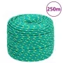 Green polypropylene boat rope 10 mm 250 m by vidaXL, Ropes and metal cords - Ref: Foro24-152721, Price: 83,97 €, Discount: %