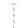 Cuerda para barco trenzada poliéster blanco 8 mmx100 m de vidaXL, Sogas y cuerdas metálicas - Ref: Foro24-152768, Precio: 30,...