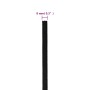 Cuerda de trabajo poliéster negro 8 mm 25 m de vidaXL, Sogas y cuerdas metálicas - Ref: Foro24-152817, Precio: 14,59 €, Descu...