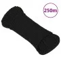 Black polyester work rope 5 mm 250 m by vidaXL, Ropes and metal cords - Ref: Foro24-152810, Price: 36,82 €, Discount: %