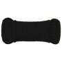 Cuerda de trabajo poliéster negro 5 mm 250 m de vidaXL, Sogas y cuerdas metálicas - Ref: Foro24-152810, Precio: 37,38 €, Desc...