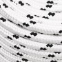 Cuerda para barco trenzada poliéster blanco 12 mmx25 m de vidaXL, Sogas y cuerdas metálicas - Ref: Foro24-152775, Precio: 25,...