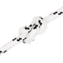 Cuerda para barco trenzada poliéster blanco 12 mmx25 m de vidaXL, Sogas y cuerdas metálicas - Ref: Foro24-152775, Precio: 25,...