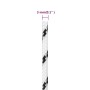 Cuerda para barco trenzada poliéster blanco 3 mmx25 m de vidaXL, Sogas y cuerdas metálicas - Ref: Foro24-152746, Precio: 7,93...