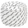 Cuerda para barco trenzada poliéster blanco 14 mmx25 m de vidaXL, Sogas y cuerdas metálicas - Ref: Foro24-152779, Precio: 27,...
