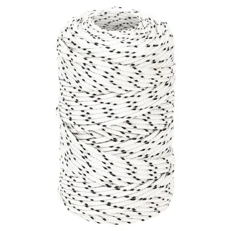 Cuerda para barco trenzada poliéster blanco 2 mmx250 m de vidaXL, Sogas y cuerdas metálicas - Ref: Foro24-152744, Precio: 19,...
