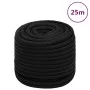 Schwarzes Polyester-Arbeitsseil 16 mm 25 m von vidaXL, Seile und Metallschnüre - Ref: Foro24-152834, Preis: 36,57 €, Rabatt: %