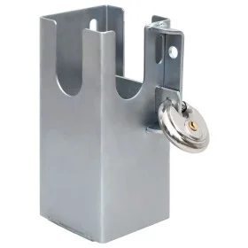 Silver steel tow hook 11x11x23.5 cm by vidaXL, Padlocks and latches - Ref: Foro24-152897, Price: 19,36 €, Discount: %