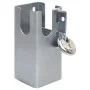 Silver steel tow hook 11x11x23.5 cm by vidaXL, Padlocks and latches - Ref: Foro24-152897, Price: 19,36 €, Discount: %