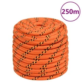 Cuerda de barco polipropileno naranja 16 mm 250 m de vidaXL, Sogas y cuerdas metálicas - Ref: Foro24-152681, Precio: 183,32 €...