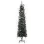Árbol Navidad artificial estrecho con soporte PVC verde 180 cm de vidaXL, Arboles de navidad - Ref: Foro24-345185, Precio: 42...