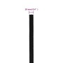 Cuerda de trabajo poliéster negro 10 mm 100 m de vidaXL, Sogas y cuerdas metálicas - Ref: Foro24-152824, Precio: 52,15 €, Des...