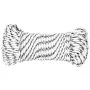 Cuerda para barco trenzada poliéster blanco 4 mmx50 m de vidaXL, Sogas y cuerdas metálicas - Ref: Foro24-152752, Precio: 10,9...