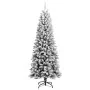 Árbol de Navidad artificial con nieve PVC y PE 180 cm de vidaXL, Arboles de navidad - Ref: Foro24-345190, Precio: 113,00 €, D...