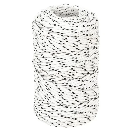 Cuerda para barco trenzada poliéster blanco 2 mmx500 m de vidaXL, Sogas y cuerdas metálicas - Ref: Foro24-152745, Precio: 25,...