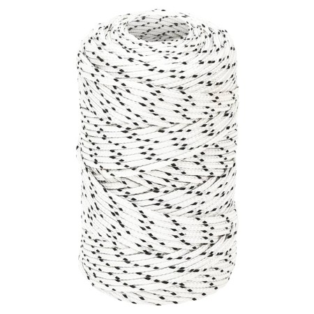 Cuerda para barco trenzada poliéster blanco 2 mmx500 m de vidaXL, Sogas y cuerdas metálicas - Ref: Foro24-152745, Precio: 25,...