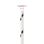 Cuerda para barco trenzada poliéster blanco 2 mmx500 m de vidaXL, Sogas y cuerdas metálicas - Ref: Foro24-152745, Precio: 25,...