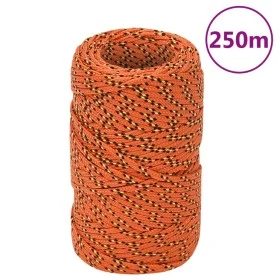 Cuerda de barco polipropileno naranja 2 mm 250 m de vidaXL, Sogas y cuerdas metálicas - Ref: Foro24-152638, Precio: 16,81 €, ...